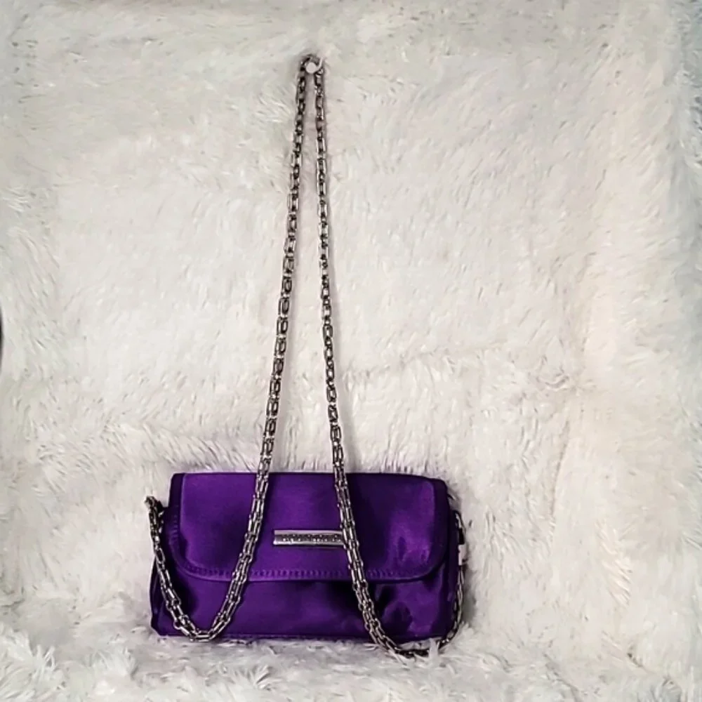 FREE SHIPPING TODAY ONLY! Two-Purse Power Duo-Quilted Chic + Purple Satin Sass - Picture 16 of 16